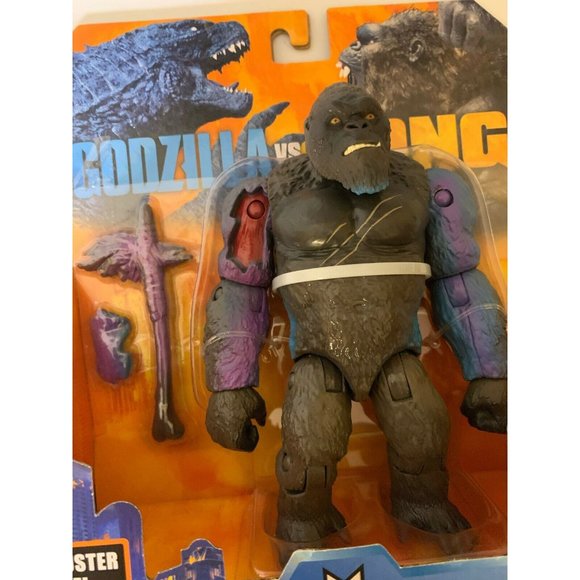 Godzilla vs Kong HONG KONG BATTLE Playmates‎ Monsterverse 6" Inch Figure - Picture 1 of 9